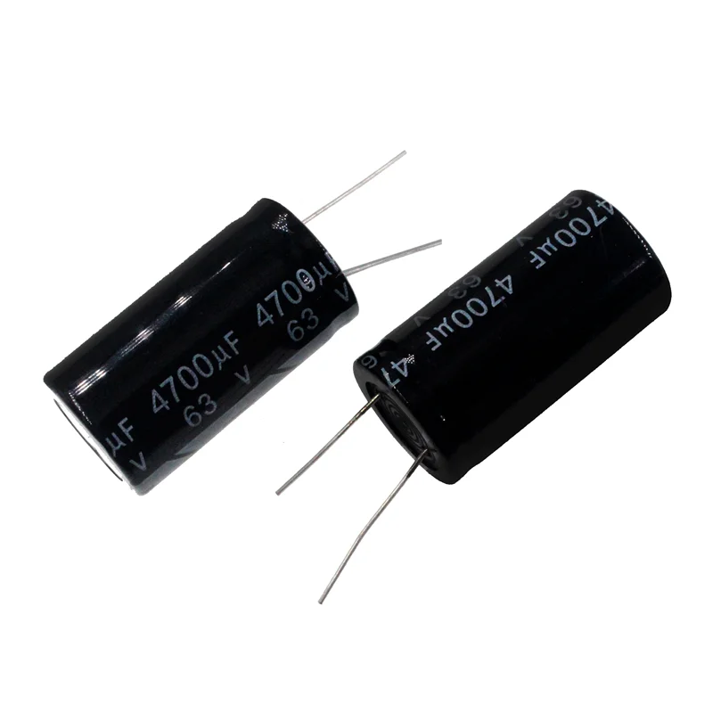 2pcs 4700uF 63V 4700MFD 63WV Aluminum Electrolytic Capacitor 22*40mm Radial 4700mf63v 4700uf63v 63v4700mf 63v4700uf