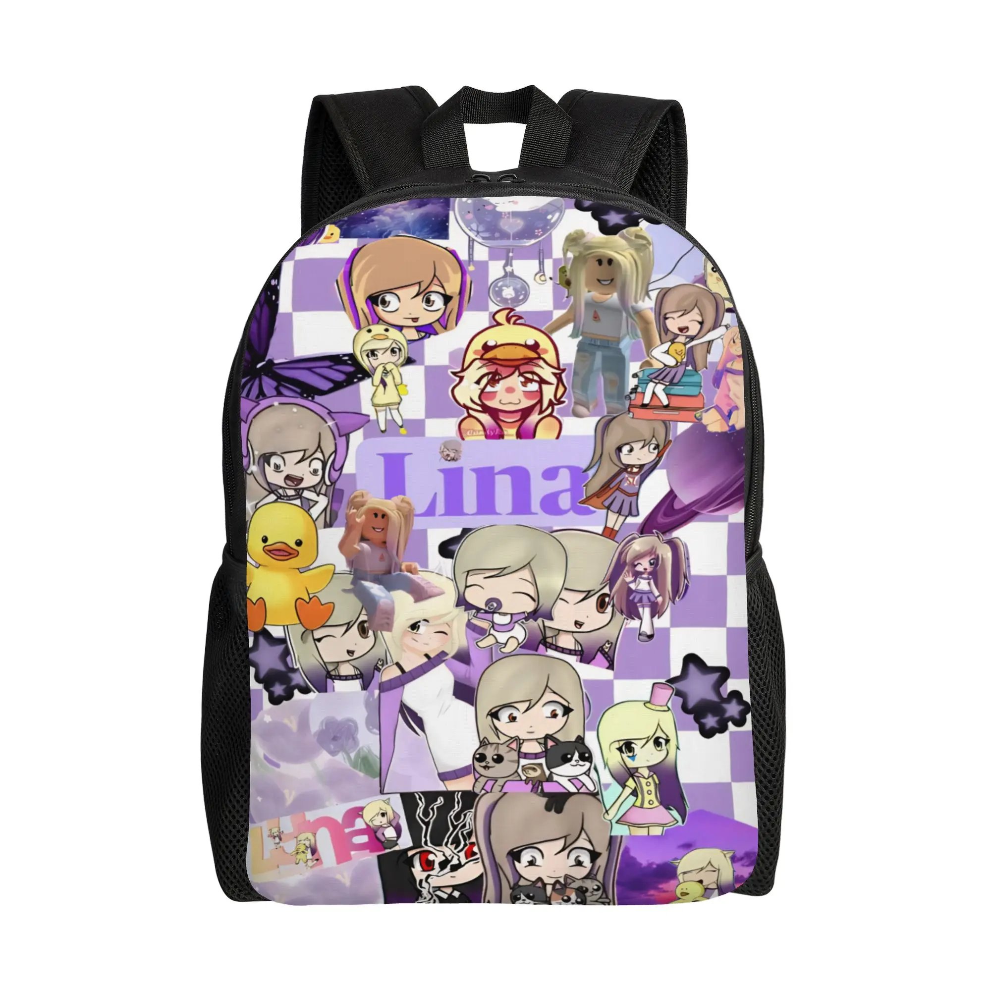 Dense Real Mix Collage Lyna Vallejos  Little Backpack for Girls Boys Toddler Kawaii Backpacks School Bags