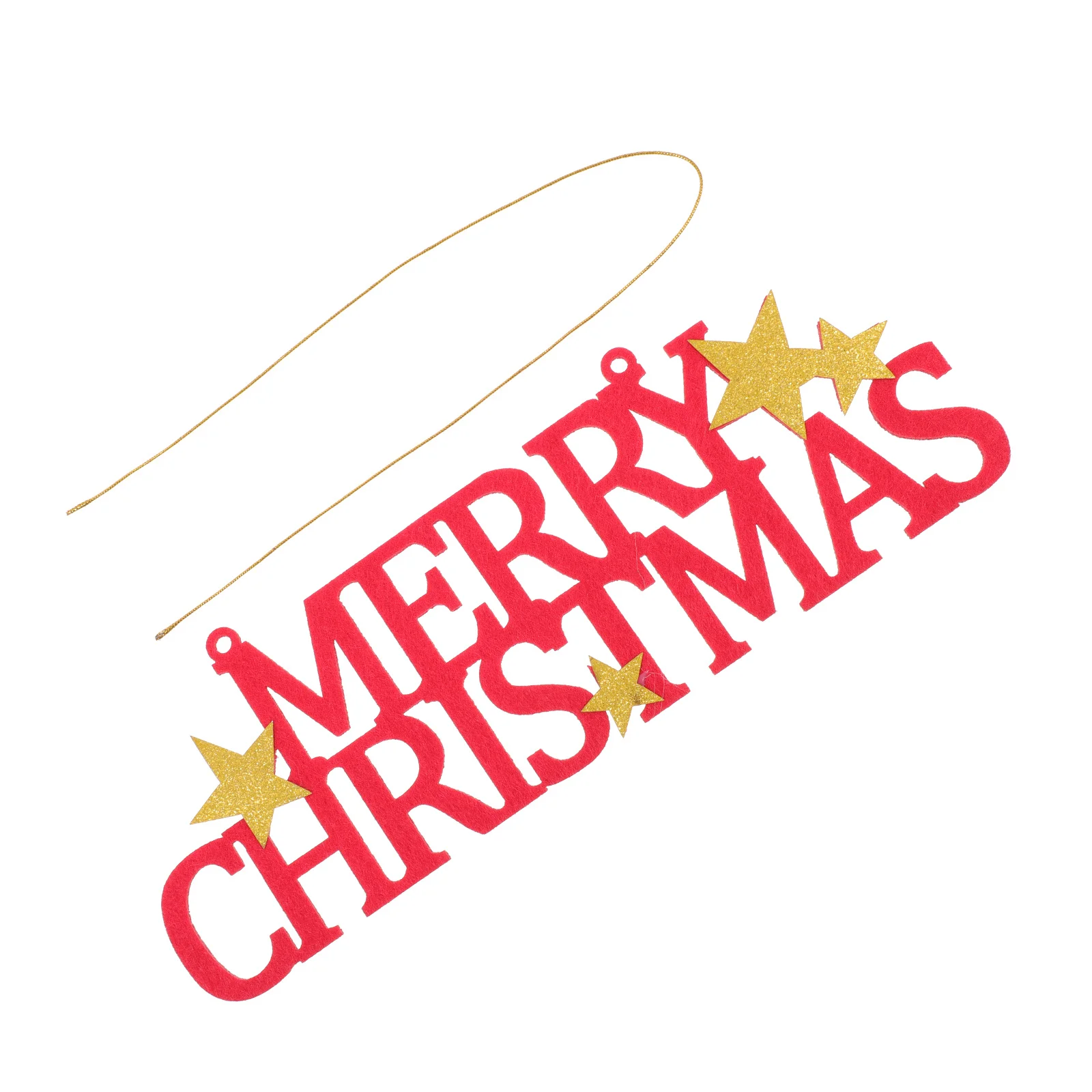 

Christmas Felt Pendant Break Resistance Touching Surface Skin Friendly Xmas Tree Hanging Decor Festival Adornment