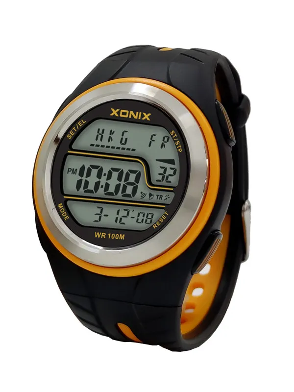 XONIX Fashion Watch Outdoor Sports Alarm Waterproof 100M Luminous Electronic Watch Student Junior Senior  Running Timing GR