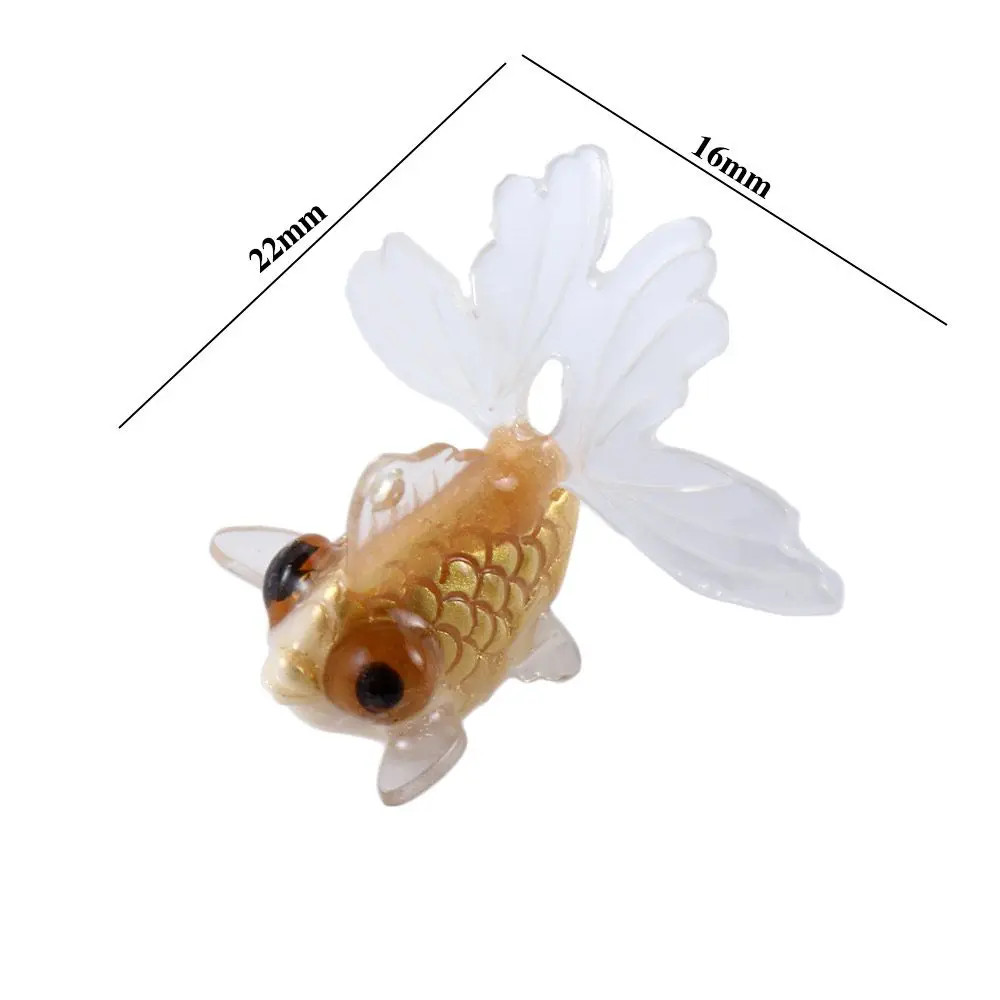Creative Acrylic Mini Decoration Goldfish Ornament Figurines Miniature - Image 6