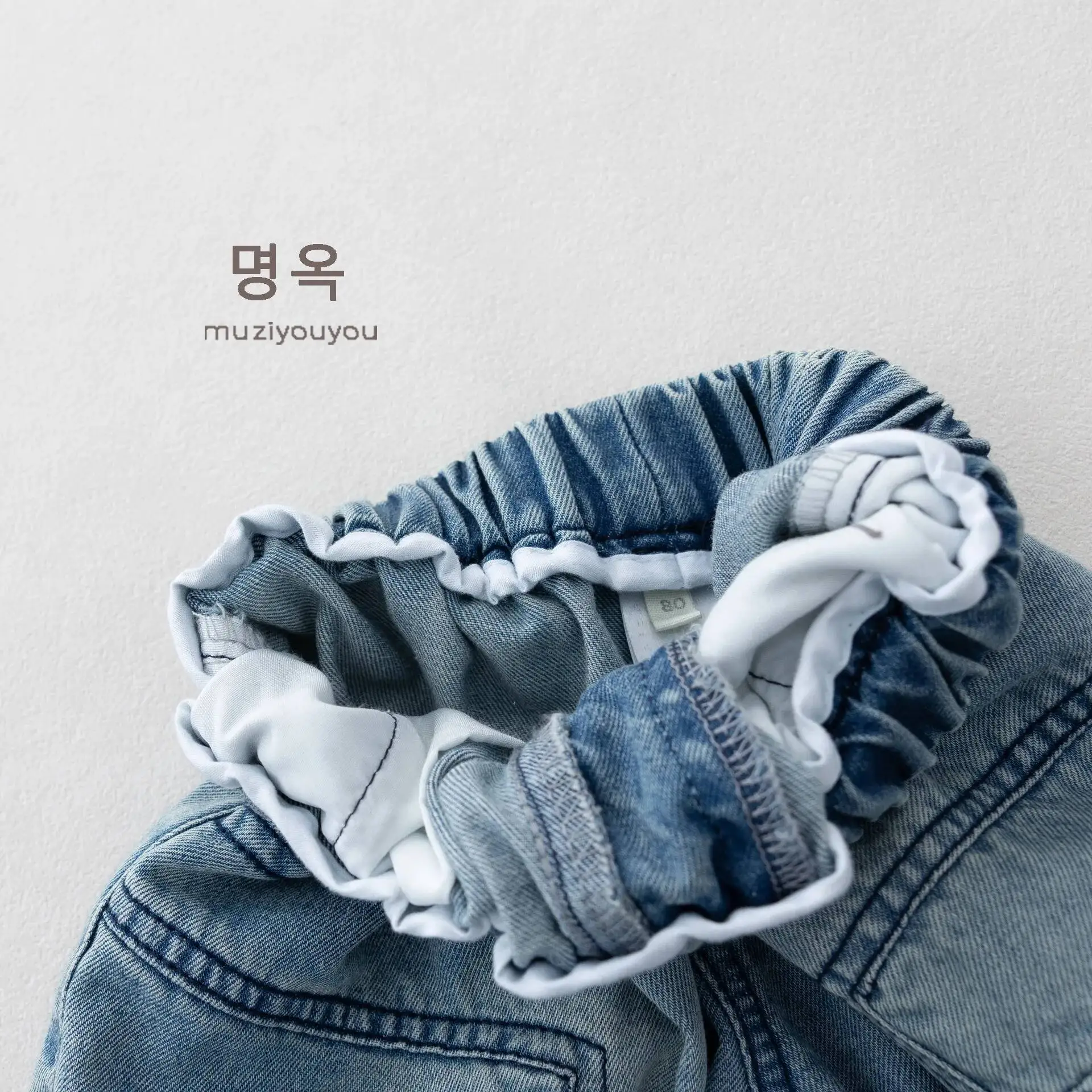 Frühling Sommer Kinder Denim-Shorts 1-8 Jahre Jungen Mädchen Patchwork Kurze Jeanshosen Koreanische Kleinkinder-Bekleidung Kinderkleidung – Detail 8