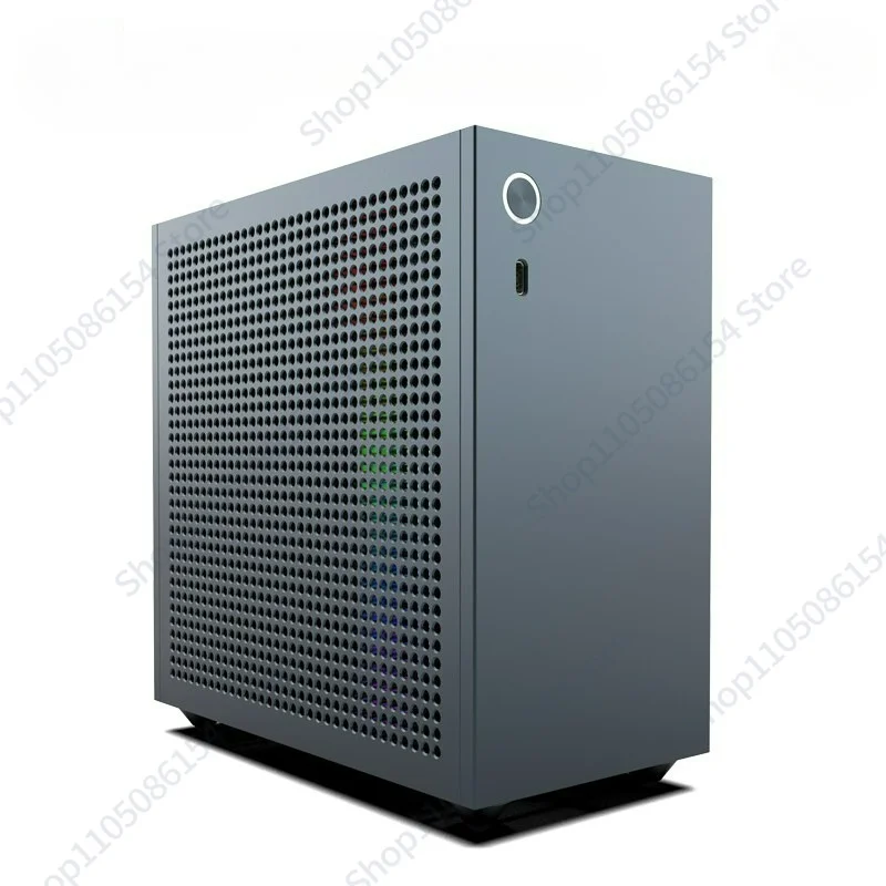 Mini A24-V6 2.0 double slot semi-high single display itxBKB main board chassis 3.66 liters