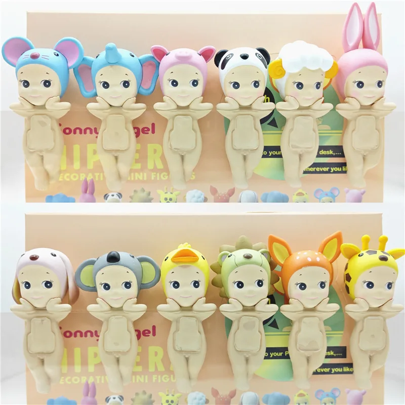 Sonny Angel Hippers Whole Series Fruit V1/2 Dreaming Looking Back Series Kawaii Mini Figure Fans Verzamel Blind Box van hoge kwaliteit