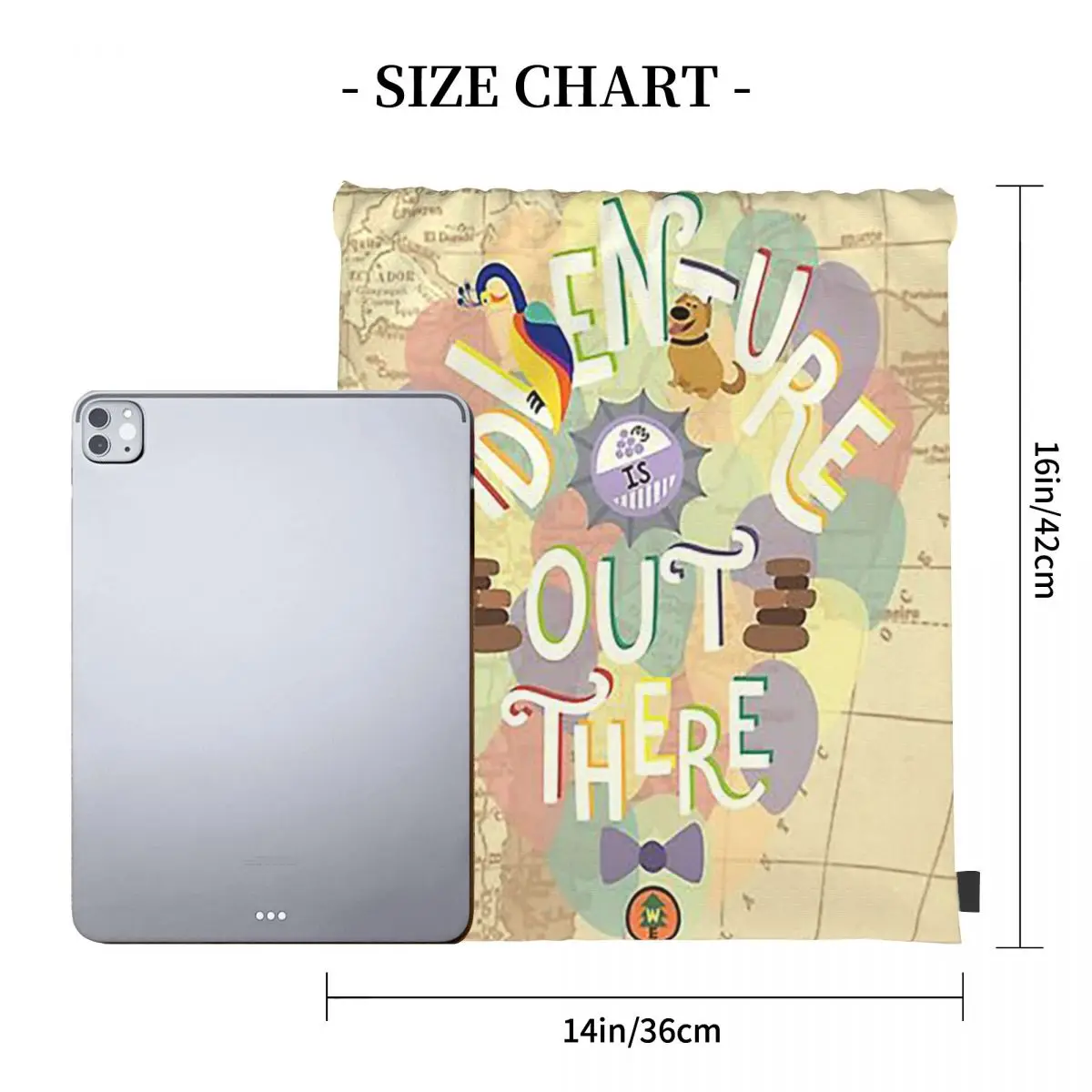 Up - Adventure Is Out There حقائب ظهر كاجوال محمولة برباط وحقائب رياضية وحقائب كتب لطلاب السفر