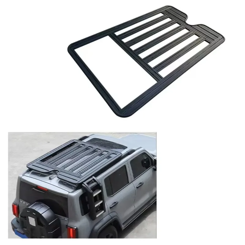 

Customized car roof luggage rack and ladder