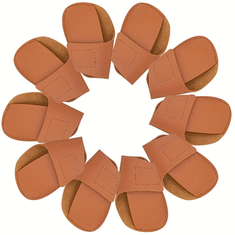 ที่พักศีรษะเหล็กกอล์ฟที่ทนทาน 10 ชิ้น |   ฝาครอบป้องกันสีน้ำตาลสำหรับไม้กอล์ฟและเวดจ์ อุปกรณ์เสริมสำหรับไม้กอล์ฟ ชุดพนักพิงศีรษะ