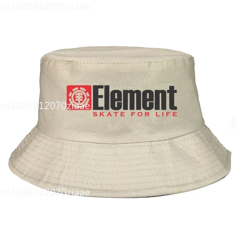 Summer Panama Bucket Hat ELEMENT print Men Women funny cartoon Bucket Cap bob Hat Hip Hop Fishing Fisherman Hat girl boy