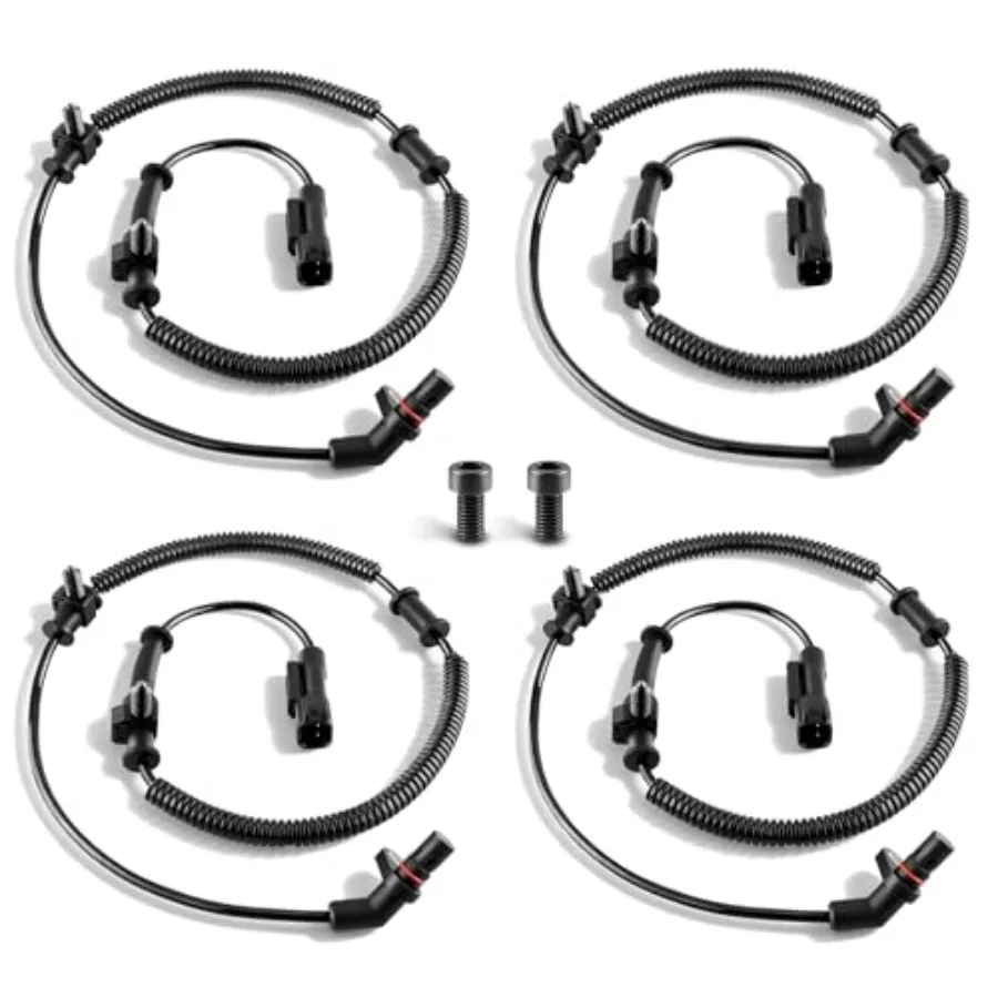 

Датчик скорости колеса ABS, 4 шт., совместим с Ram 1500 2013-2018, Ram 1500 Classic 2019, замена 68053861AB, 68053861AC, передний и задний.