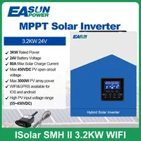 Easun Power 3200VA 3000W Solar Inverter 24V Built in MPPT 80A Solar Controller 230VAC Out-put Voltage Max PV 450VDC Support WIFI