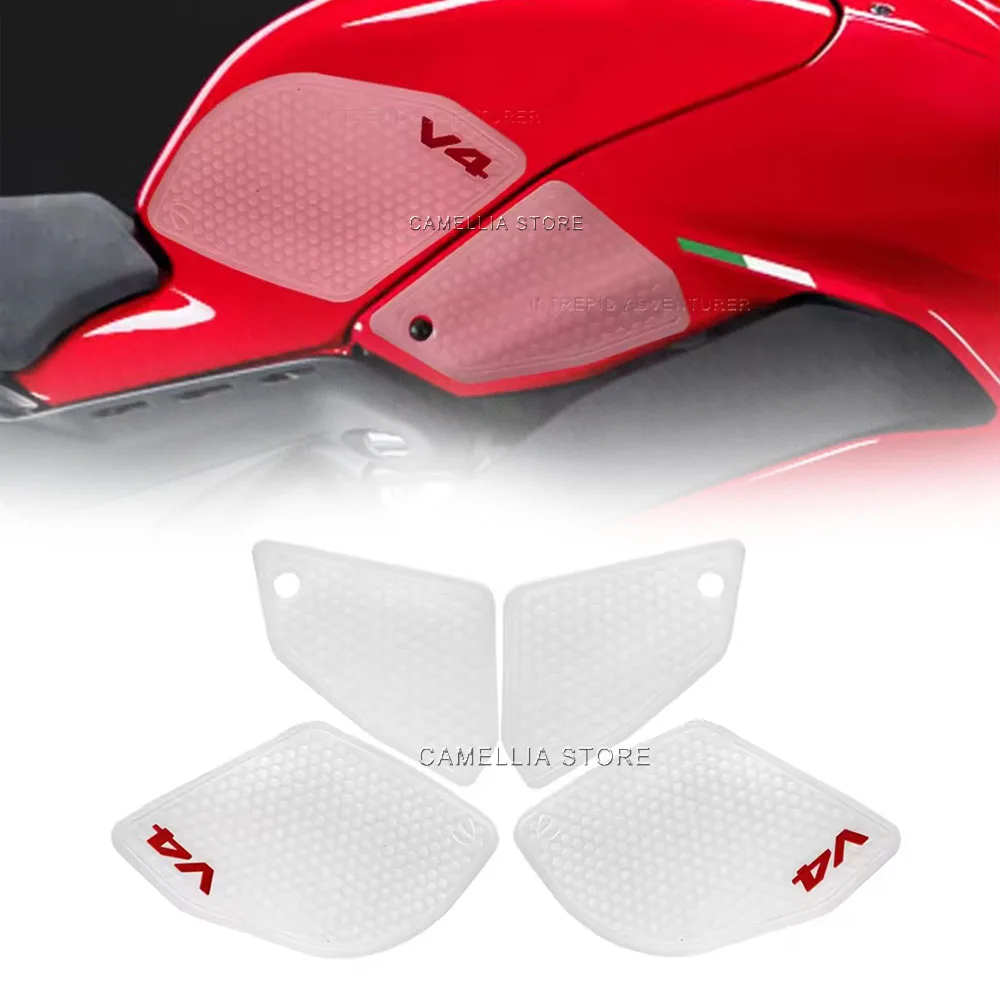 Motorcycle Fuel Tank Pad Anti-Slip Side V4S SP2 2022 Motorcycle Fuel Tank pad Sticker for Ducati Panigale V4S SP2 2022