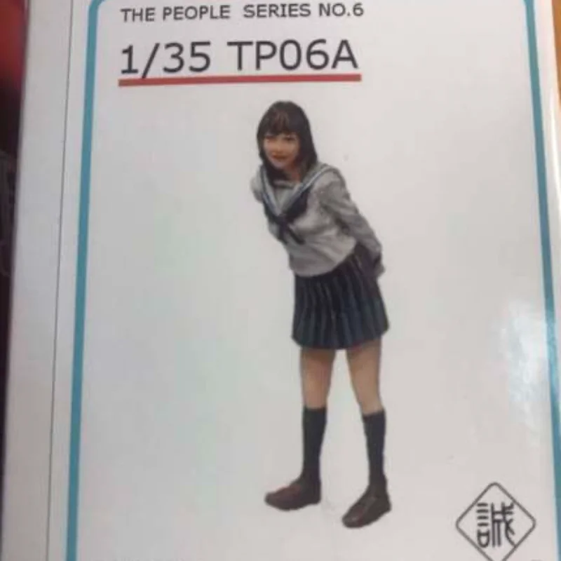 Tp06a Spot 1/35 Scale Female High School Student Resin Figure Soldier Model Kit Unassembled and Unpainted Free Shipping