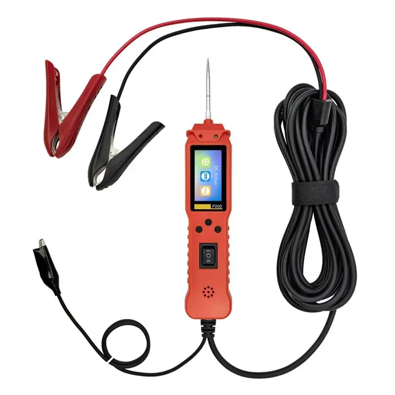 P200 Car Electric Circuit Tester Probe Pen Tester Voltage Resistant Test Voltage Power Probe Kit Auto Battery Teste