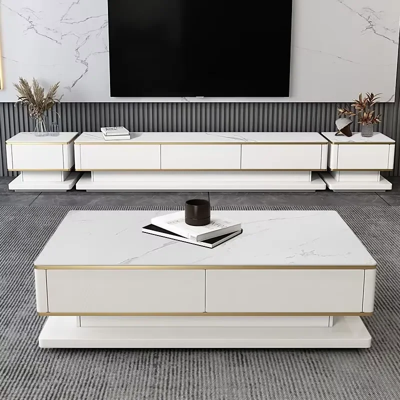 Hot Sale Minimalist TV Stands Coffee Table Combination Home Suspended TV Cabinet Modern Small Apartment Wall-mounted TV Stand