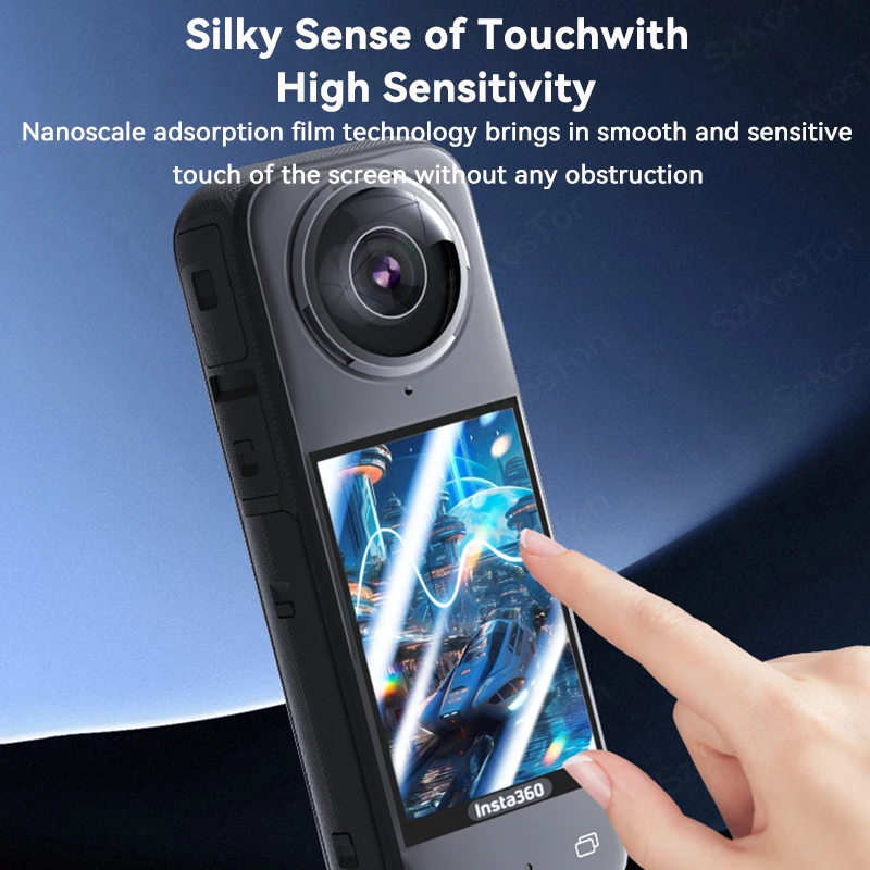 ل Insta 360 X5 كاميرا مجموعة ملحقات واقية عدسة الحرس/الغطاء الواقي سيليكون/واقيات الشاشة/حافظة الكاميرا #5