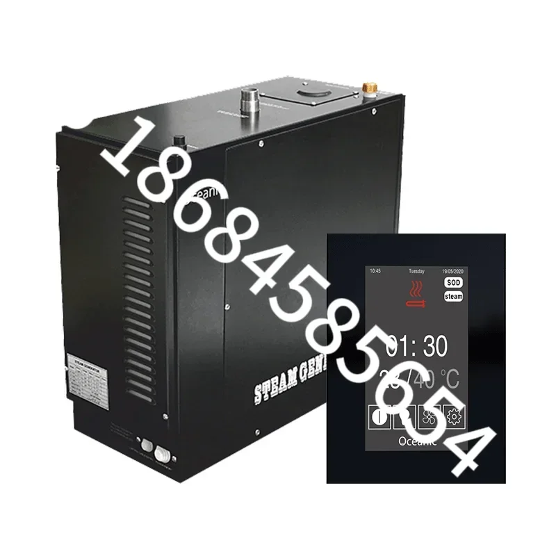 

Oceanic Steam Generator 12kw With Touch Screen Controller For Steam Bath Room Commercial Use