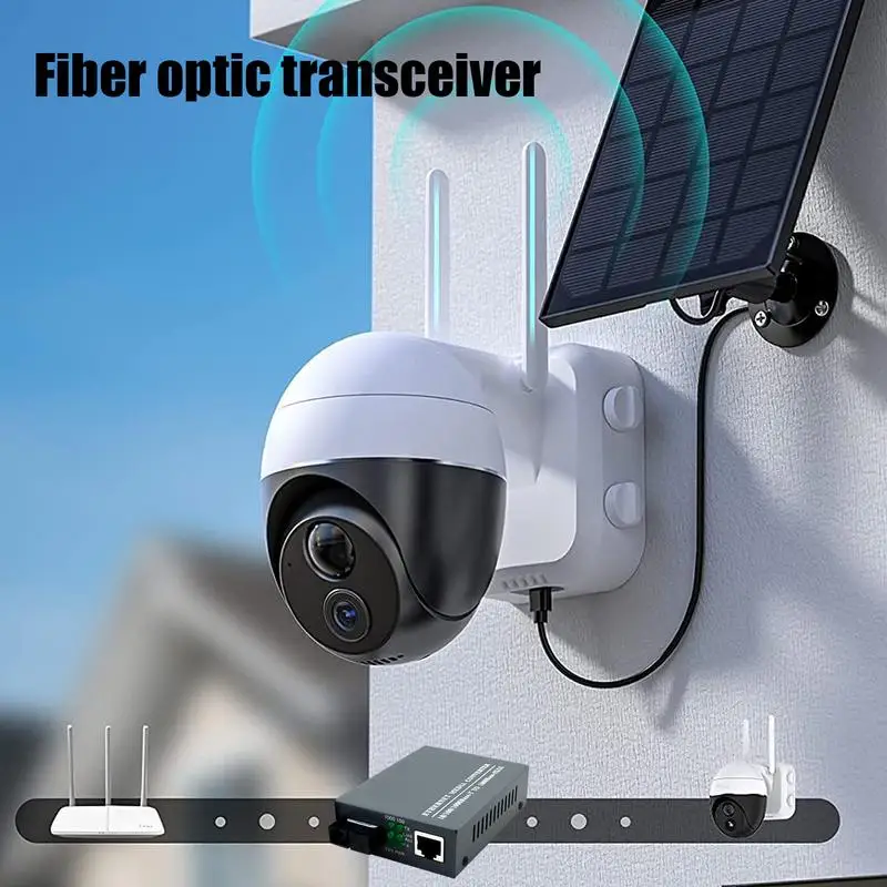 Gigabit-Glasfaser-Medien konverter 1000/100mbps Ethernet RJ45 Single-Mode-Single-Fiber-TX-RX-SC-Port externes Netzteil