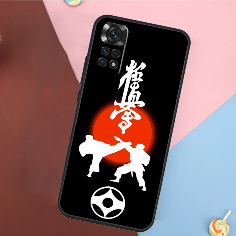 Oyama Kyokushin Karate Case For Redmi Note 12 Pro 8 9 10 11 Pro Note 9S 10S 11S 8T Redmi 10 12C 9C 10A 10C Cover