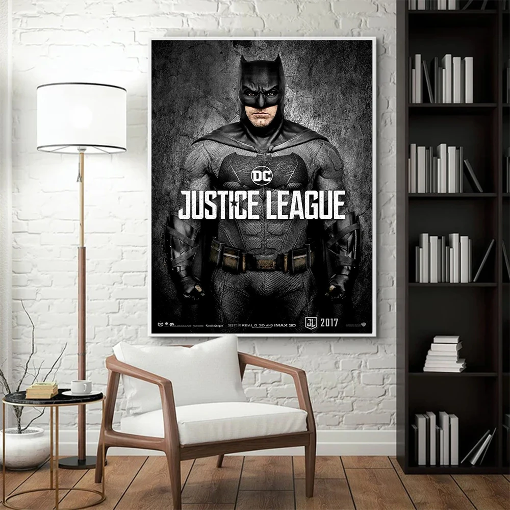 Dc Movie Poster Batman Canvas Painting HD Prints Poster Creative Modern Wall Art Pictures Living Room Home Decor No Frame