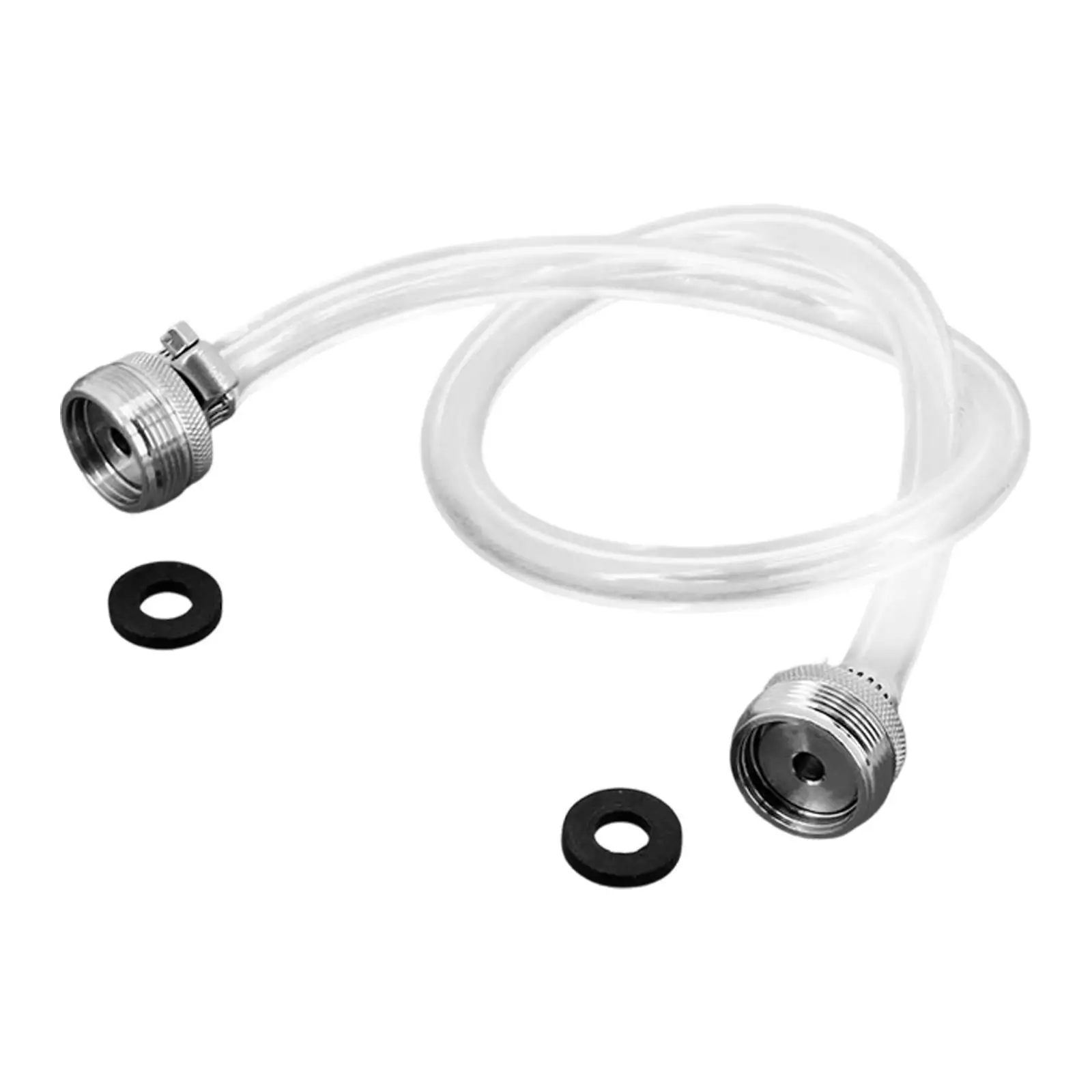 Homebrew Beer Line Hose 8mm 60cm Cleaning Kit with Faucet Thread Adapter for Kegerator Bar Brewing System