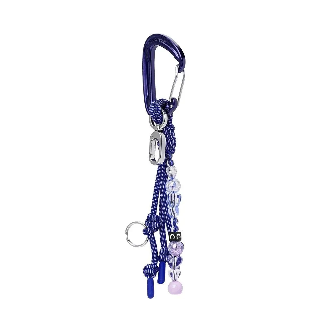 

Purple Nylon Functional Buckle Pendant Universal Phone Straps Short Lanyard Phone Hanging Chain