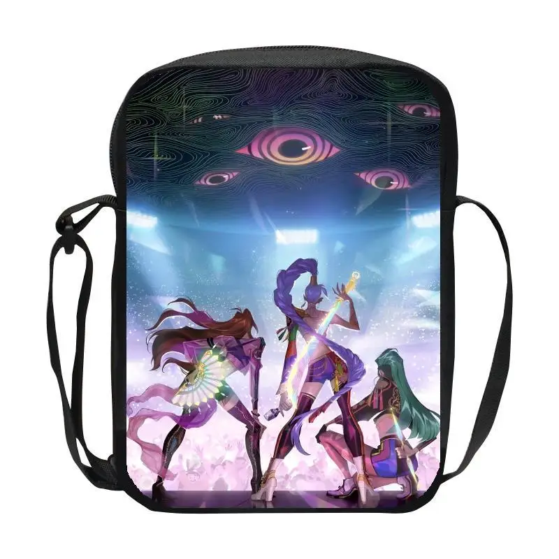 حقيبة كتف للأطفال KPop Demon Hunters الجديدة لعام 2025، حقيبة ظهر عصرية خفيفة الوزن وغير رسمية، فكرة هدية