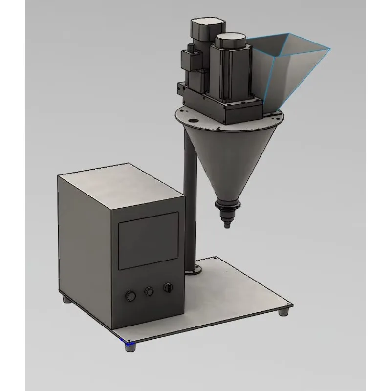 Semi Automatic Screw Auger Filler Dispenser Dry Fine Powder Dosing Filling Machine 1g 10g 50g 100g 1000g 2000g Plastic Dose Can