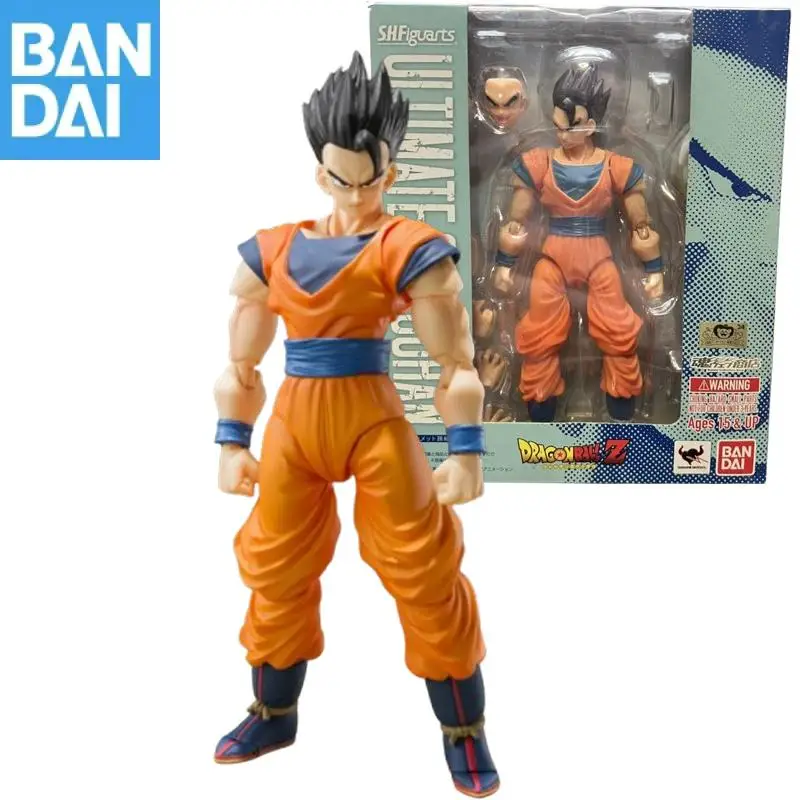 

BANDAI S.H.Figuarts DRAGON BALL Z Ultimate Son Gohan, экшн-фигурка, модель в наличии, подлинная праздничная подарочная коллекционная фигурка, игрушки