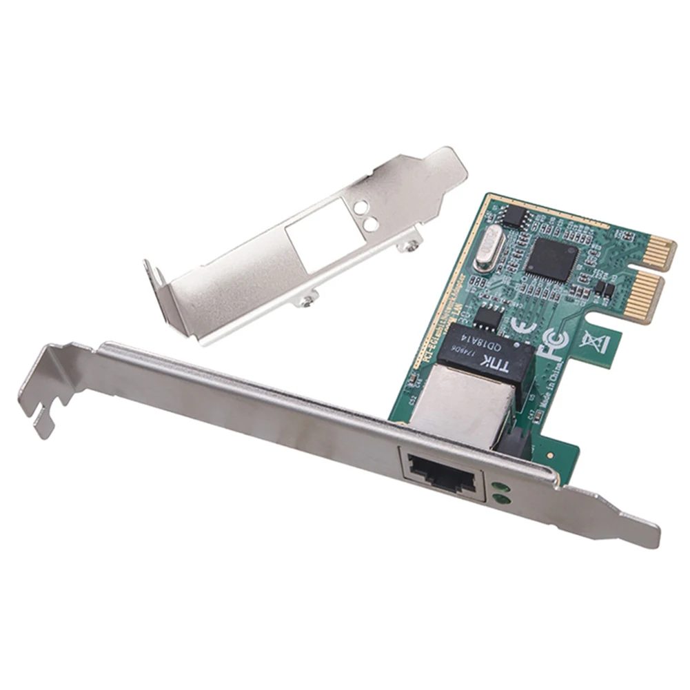 1000Mbps Gigabit Ethernet PCI Express PCI-E Placa de rede RJ45 Adaptador LAN Desktop Gigabit Ethernet Lan Placa de rede