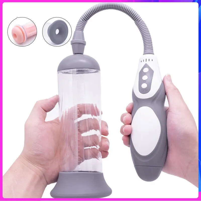 Penis Pump Vacuum Pump Sex Toys Big Dick Erection Trainer Penis Enlargement Device Penis Extender Masturbators Penis Trainer