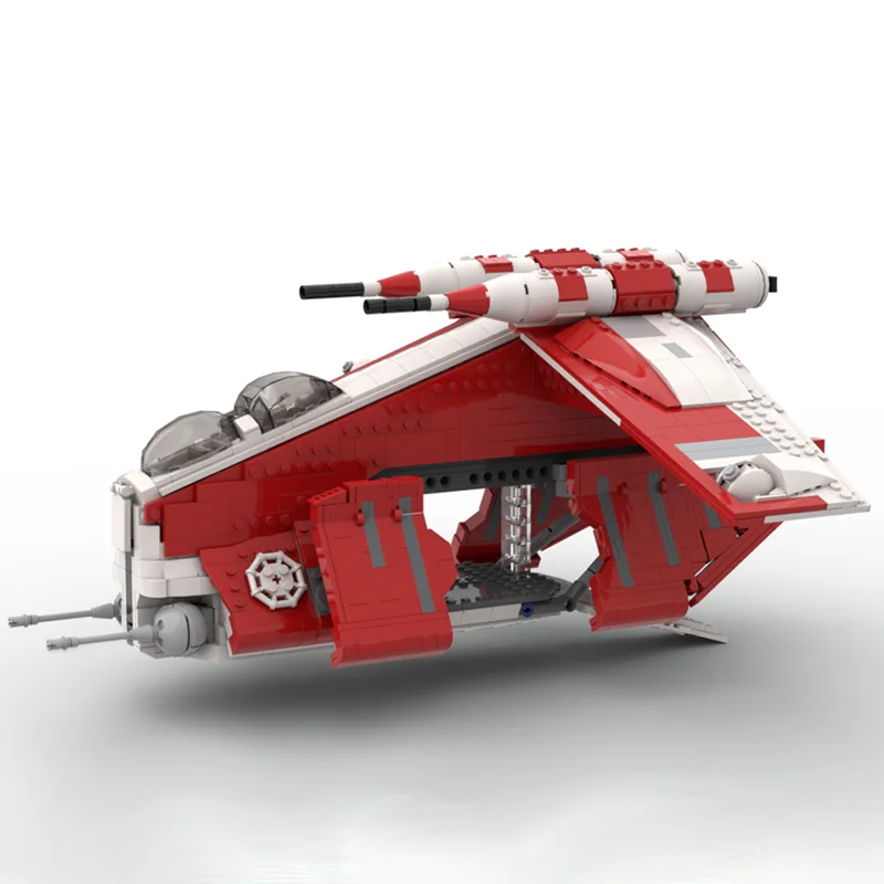 1602 قطعة MOC LAAT Coruscant جمهورية حربية نموذج اللبنات العمارة فكرة هدية الكريسماس ألعاب تعليمية الطوب الاطفال #4