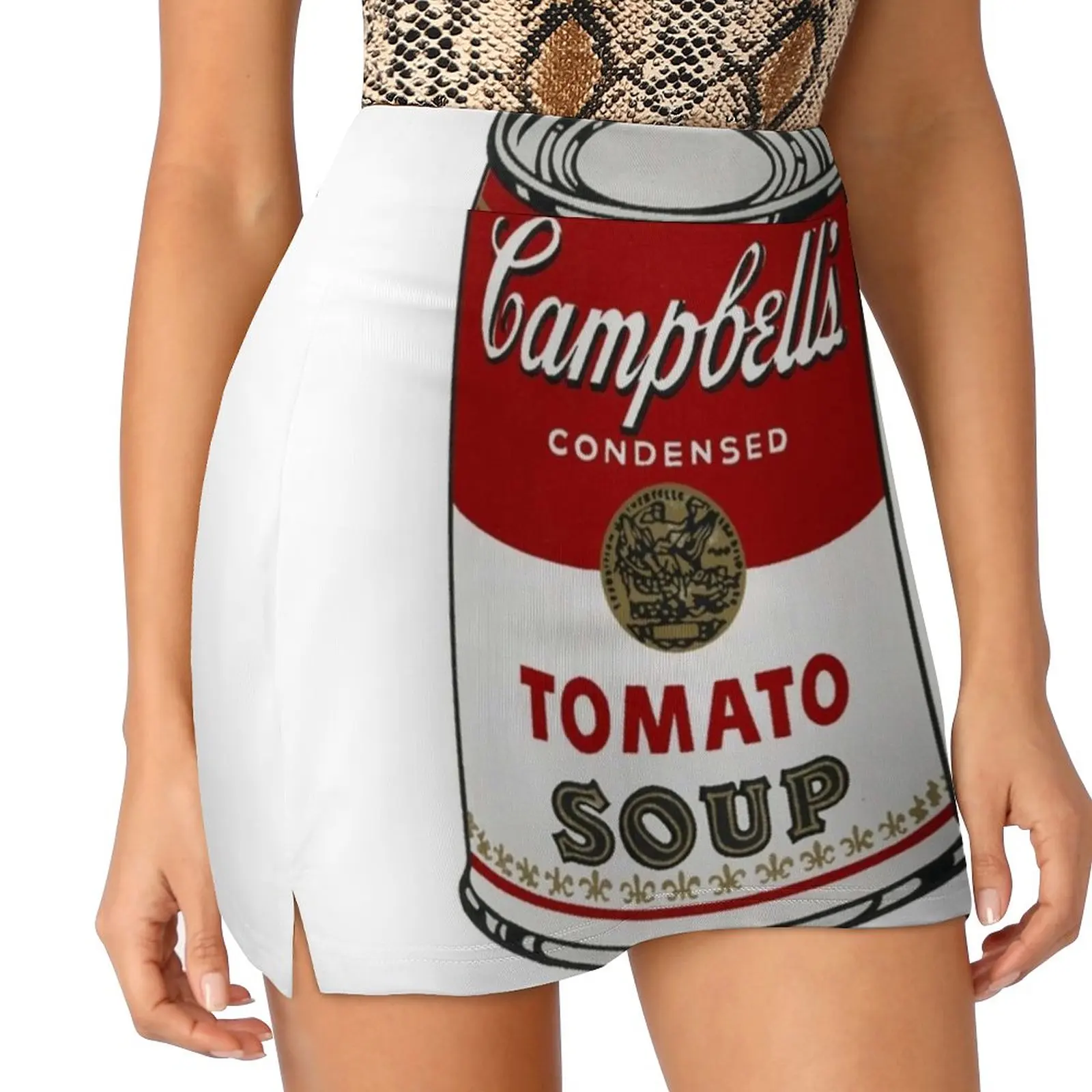 

- Campbell’S Soup Tomato Soup Women's skirt Mini Skirts A Line Skirt With Hide Pocket Artist Legend Cool 2021 Soup Tomato