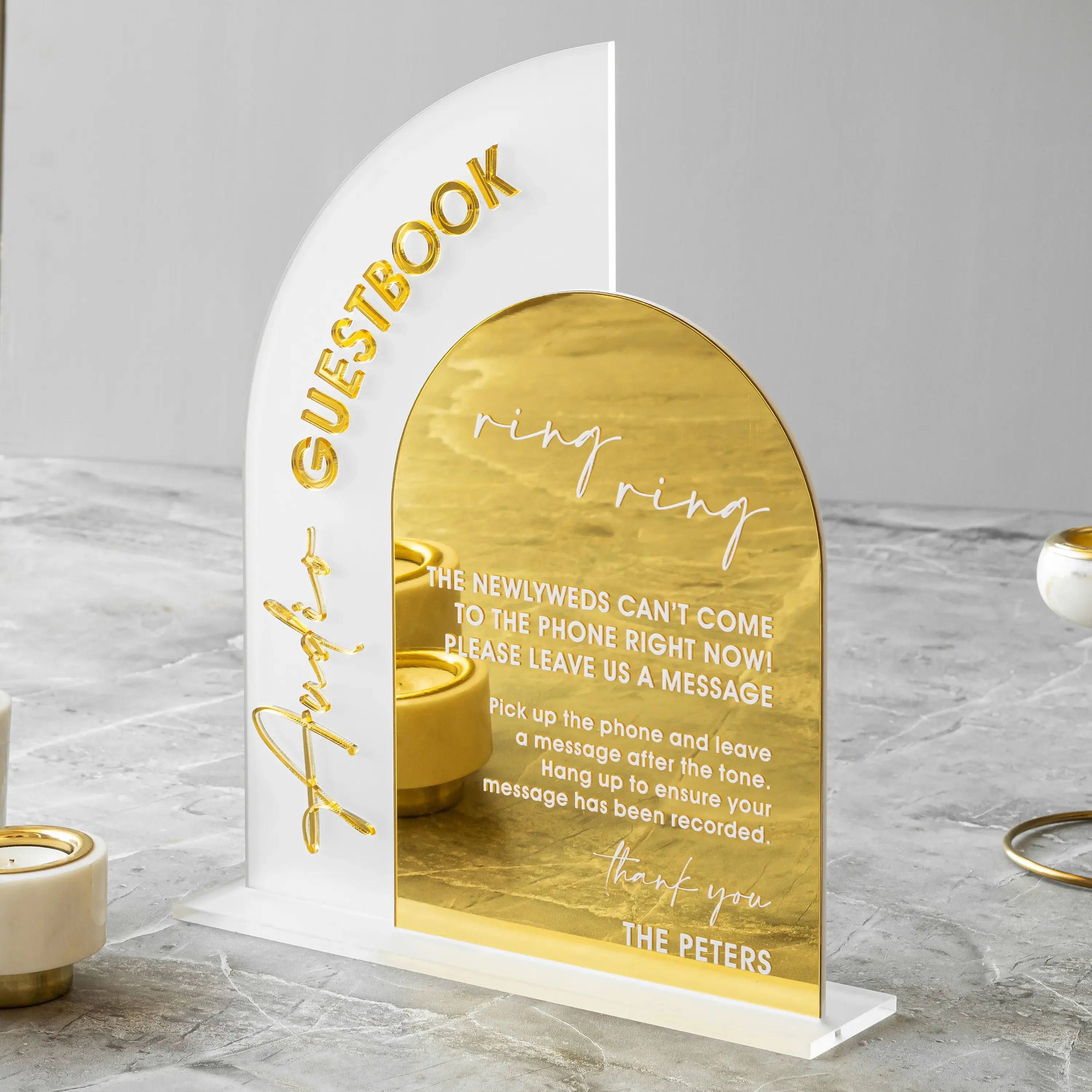 Audio Guestbook Sign Wedding Guestbook Telephone Guest Book Sign Wedding Reception Decor Wedding Signage