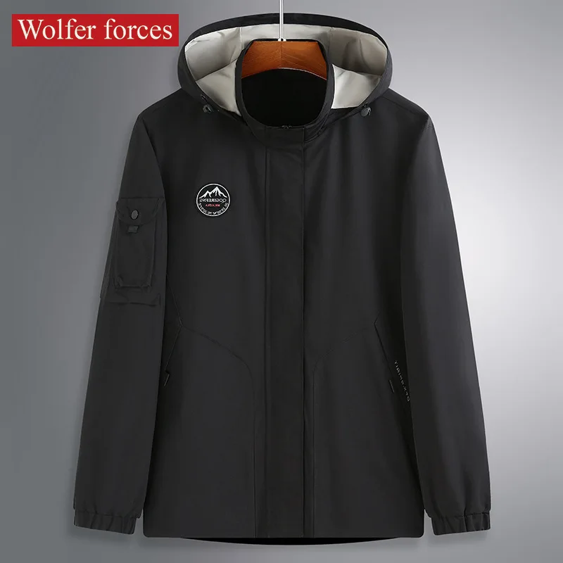 

Oversize Jacket Custom Vintage Windbreaker Jackets & Coats Padded Withzipper Outdoor Techwear Motorcycle Cold Sport