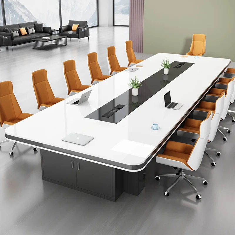 

200x100 240x120 300x140 400x150 conference table Modern Minimalism bureaux de travail Computer desk office table furniture