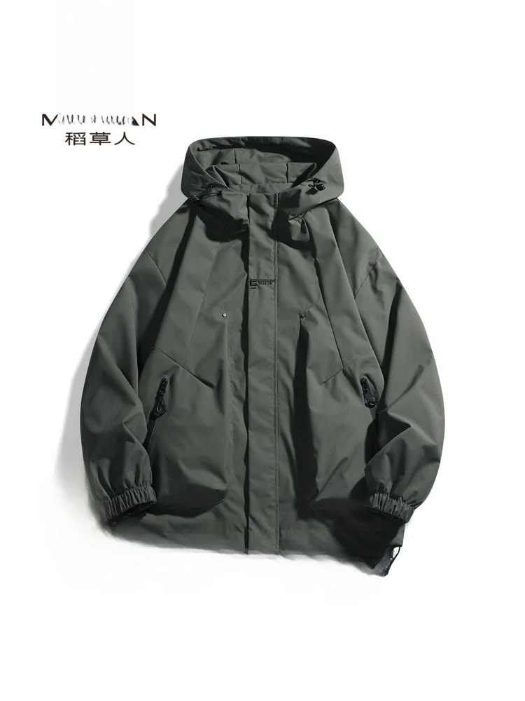 

New 2024 Men's Jaet Climbing Workwear Sli Coat Polyester Fiber ort Zipper Chinese Brand Mexican Rice Man Autumn Spring