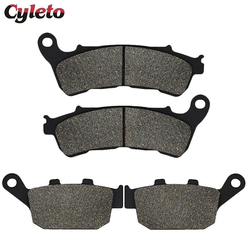 Cyleto Motorcycle Front or Rear Brake Pads for Honda CBR 250R CBR250R CBR250RA CBR 250 R ABS Models 2011 2012 2013 2014