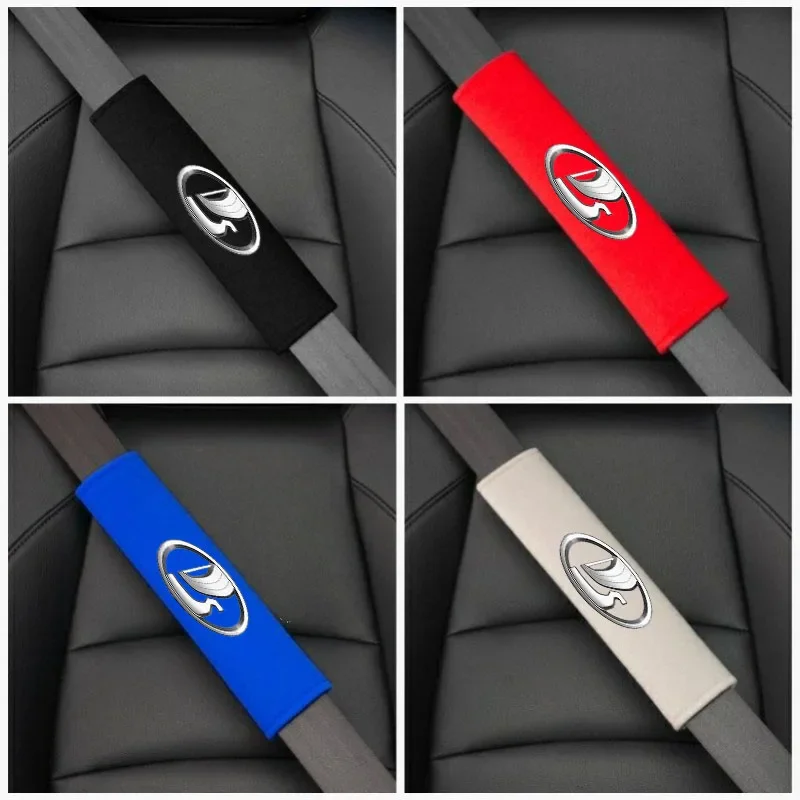 2pcs Car Seat Belt Cover Shoulder Pads Auto Interior Decoration Accessories Case For lada vesta granta kalina priora Niva Samara