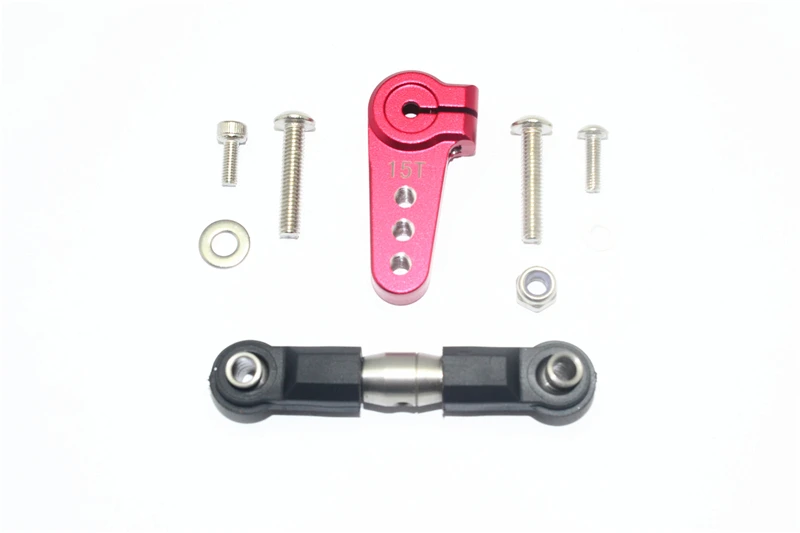 GPM アルミニウム サーボ ホーン ステンレススチール製調整可能なタイロッド付き 1/6 スーパー バハ レイ 4X4 用 -LOS05013