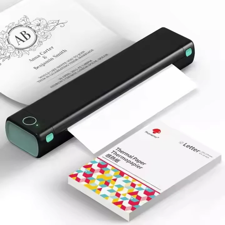 

Лидер продаж 2024 Phomemo M08F Bluetooth Портативный бесчернильный мобильный термопринтер Мини-портативный мини-принтер формата А4