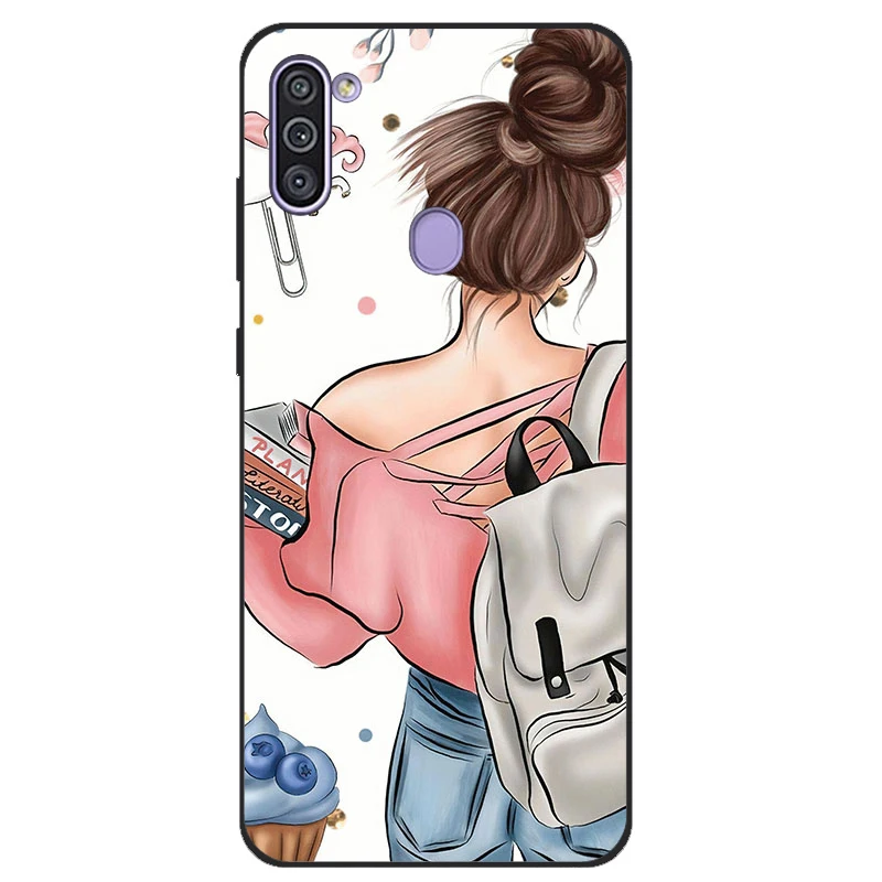 Dla Samsung Galaxy A11 M11 Etui Silicone TPU Soft Cover Etui Dla Samsung A11 M11 A 11 M 11 SM-A115F SM-M115F A115M A115U Coque