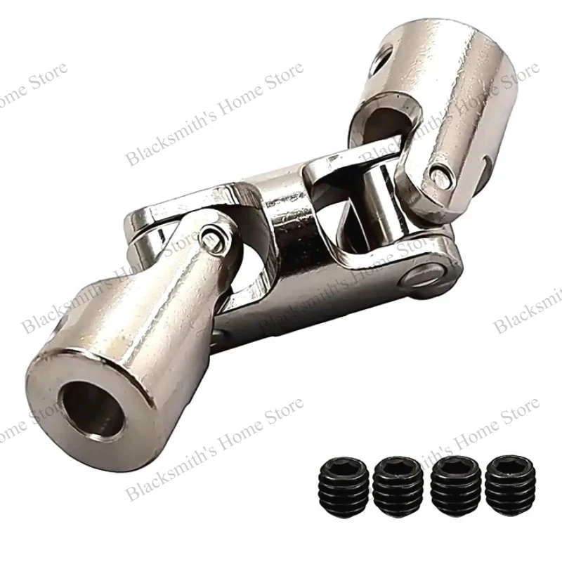 Three-section universal joint ship and vehicle model connecting accessories, motor optical shaft transmission connector