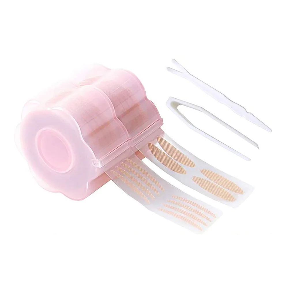 1Set Double Eyelid Tape Traceless Pink Easy Use Eye Patch Safe Skin Friendly Makeup Tool Beginner Professional