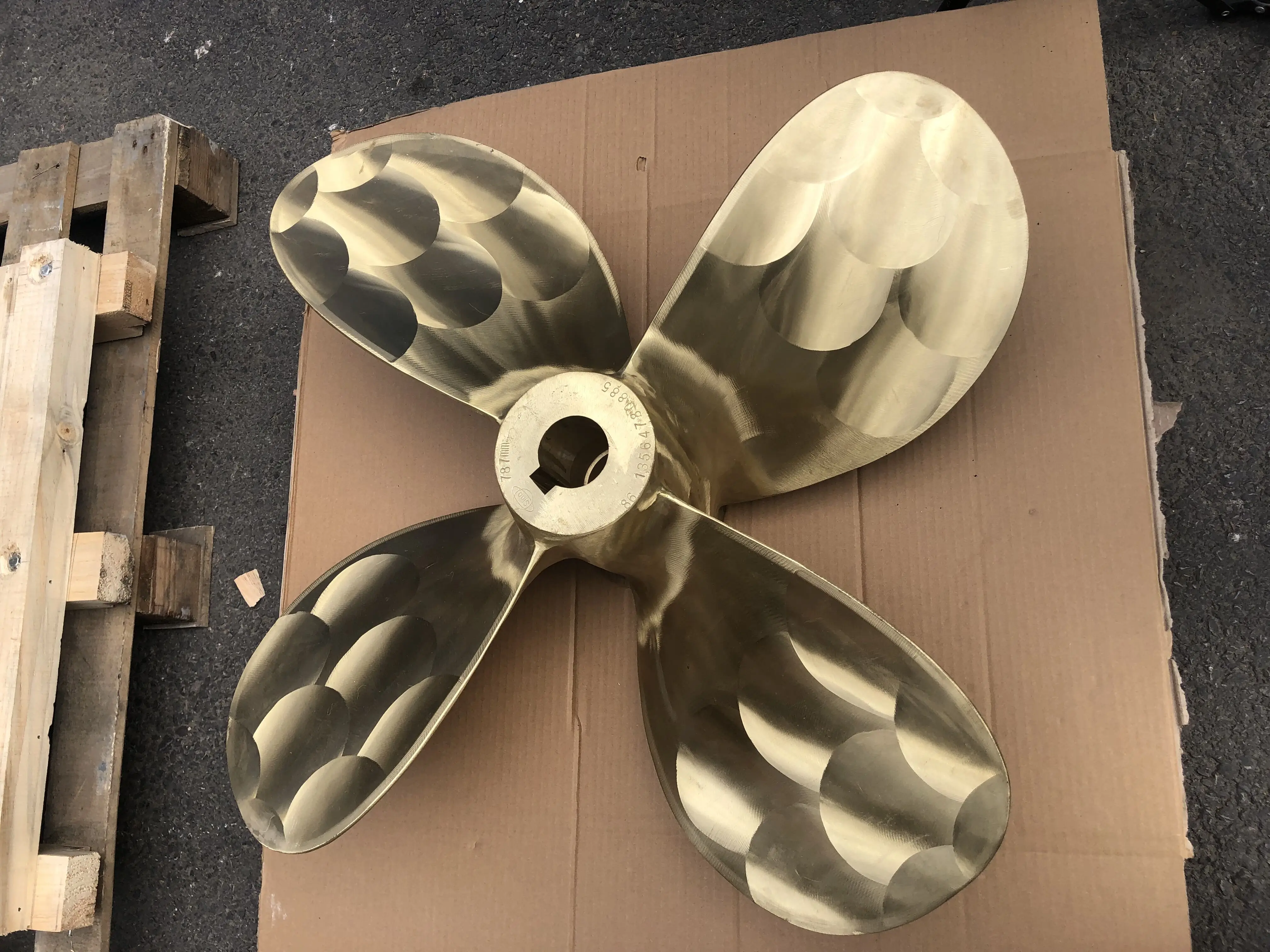 BRONZE CU1 CU2 CU3 CU4 4 BLADES MARINE PROPELLER DIAMETER 50-1500CM For BOAT YACHT