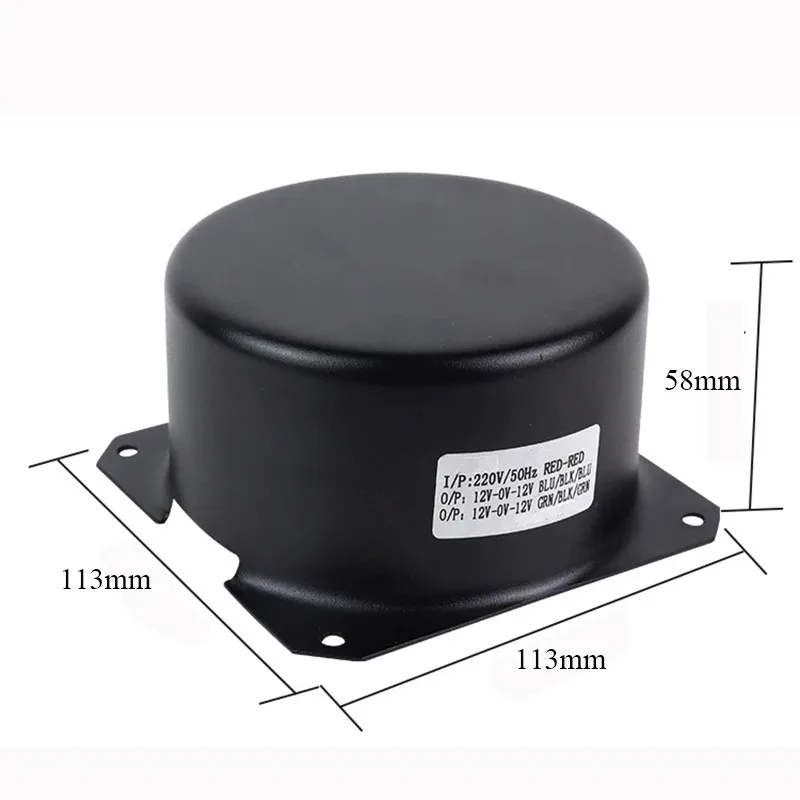 300w 220v To Dual 12v + Dual 12v-38v Power Transformer with Shielding Cover Sealed Dustproof for HIFI Amplifier Audio