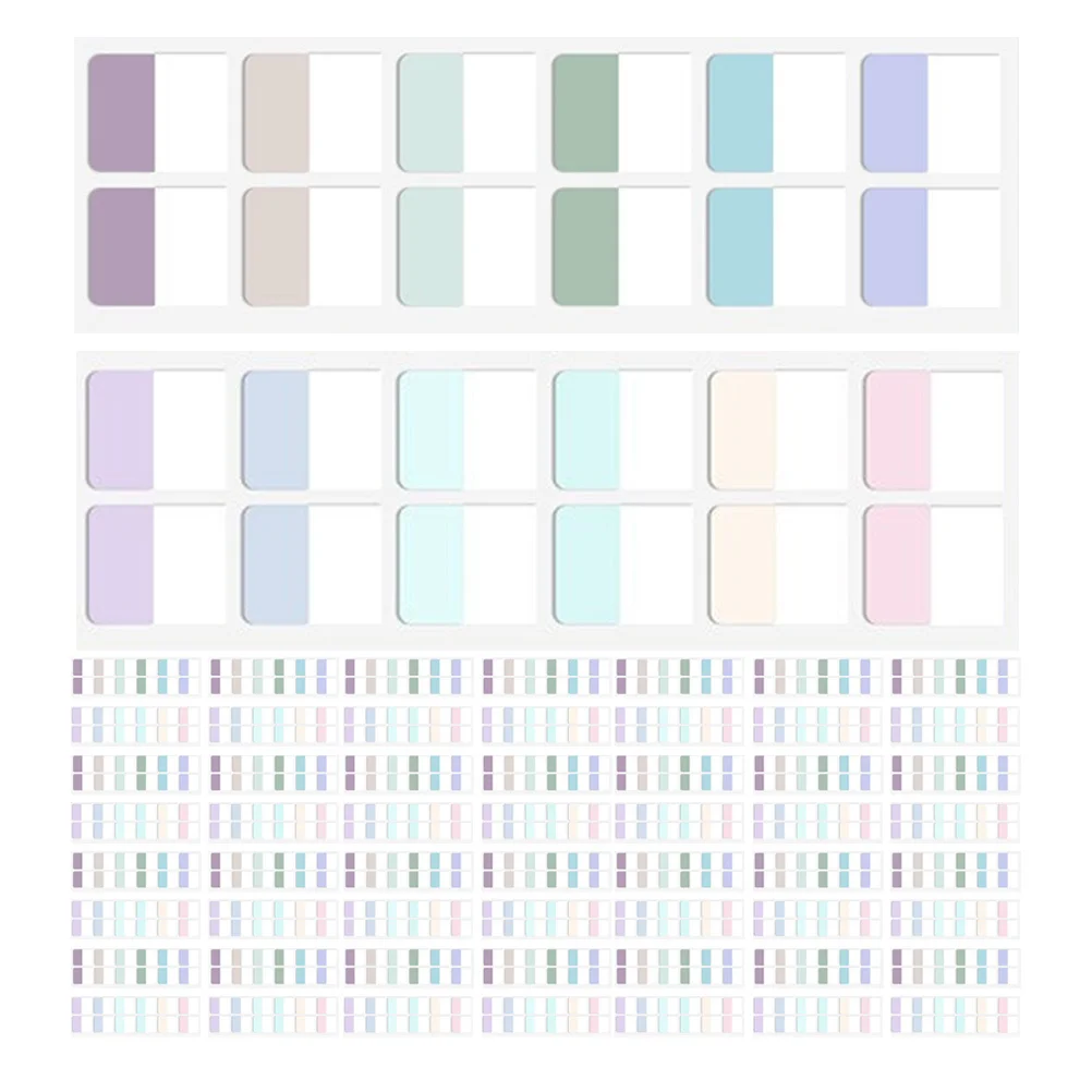

240Pcs Vibrant Sticky Page Markers Labels Book Annotation Tabs for Notebooks Bible Binder File Folder Planner Supplies