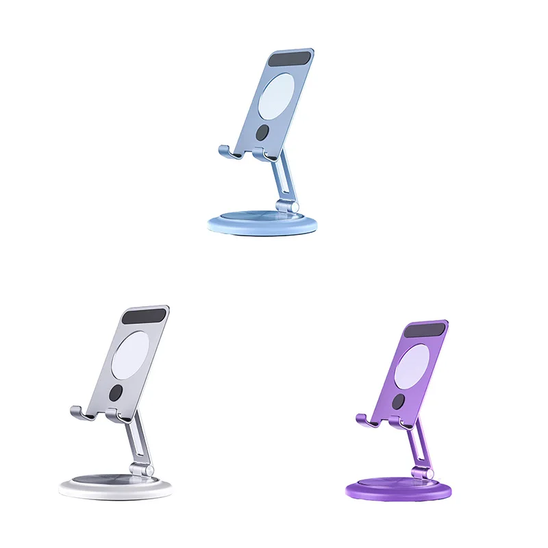 BONERUY Aluminum Alloy Cell Phone Tablet Stand Rotating Cell Phone Tablet Universal Desktop Stand