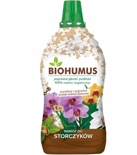 Biohumus-meststof voor orchideeën en bloeiende planten 1L