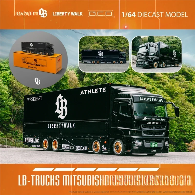 **Coming Soon ** GCD 1:64 LWBK LB-TRUCKS Fuso Super Great Lightning  Model Car