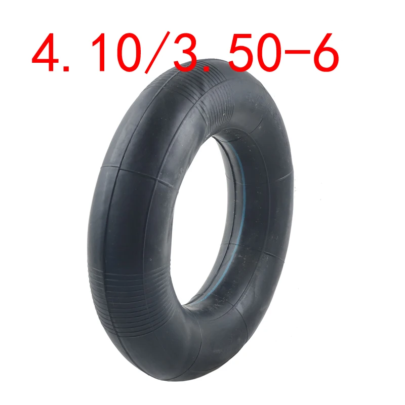 Innertube 4.10/3.50-6 3.50/4.00-6 350/400-6 Camera 3.50-6 4.00-6 Inner Tube Tire Rubber Valve for Wheelbarrow E-Bike Scooter